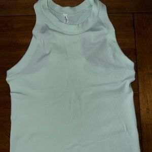 Athleta - Ribbed Tank Top - Mint Green - Size M